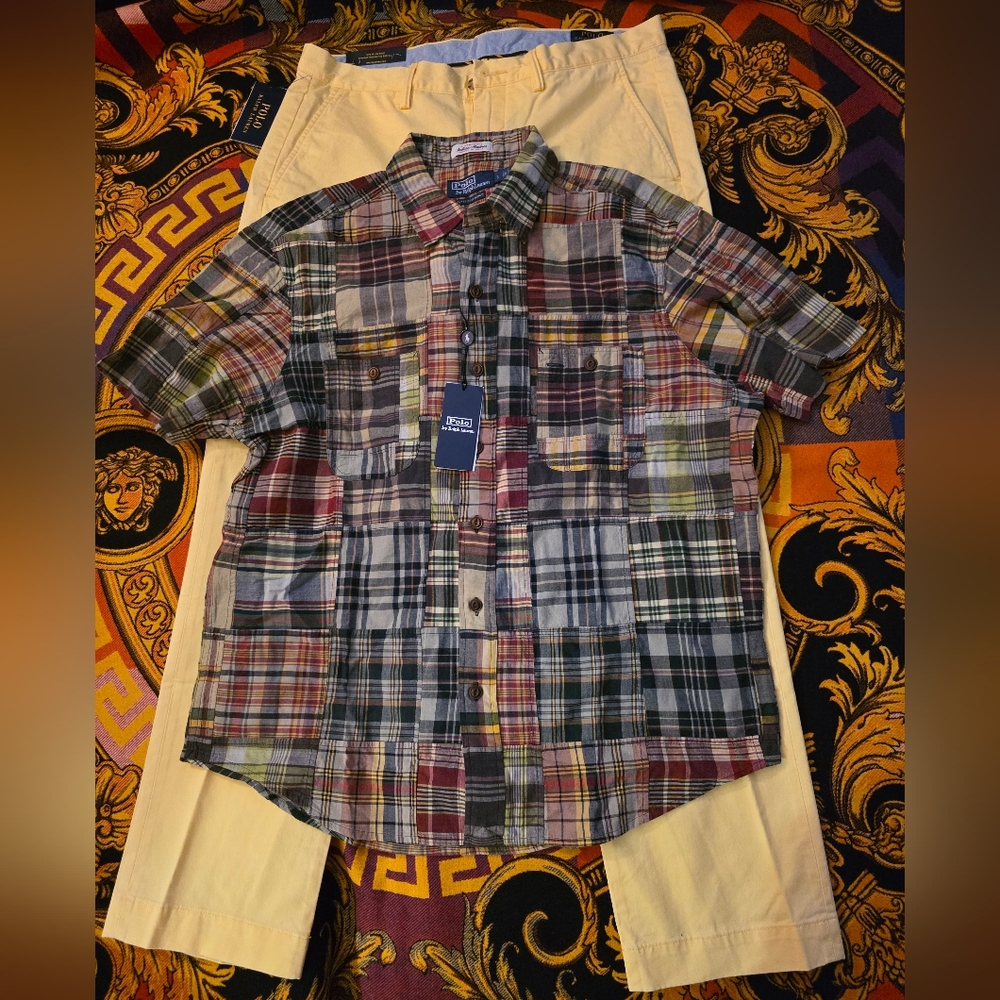 Polo Ralph Lauren Plaid Patchwork Shirt